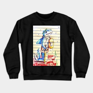 The Most Couragous Shark Ever! Crewneck Sweatshirt